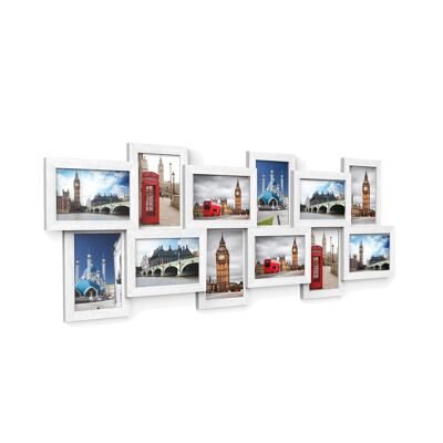 Collage de fotos horizontal para 12 fotos