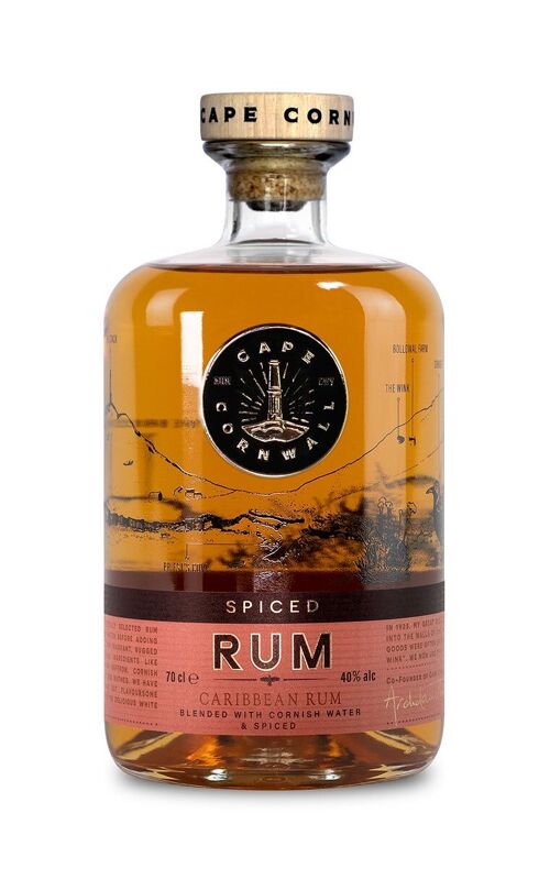 Cape Cornwall Spiced Rum 70cl