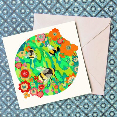 GREETING CARD SQUARE | Flora and Fauna