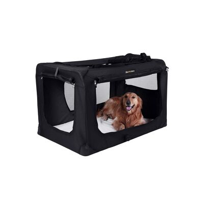 Pet carrier bag black L