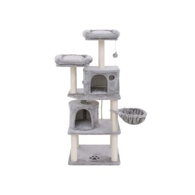 Tiragraffi con 2 casette, 152 cm, grigio chiaro