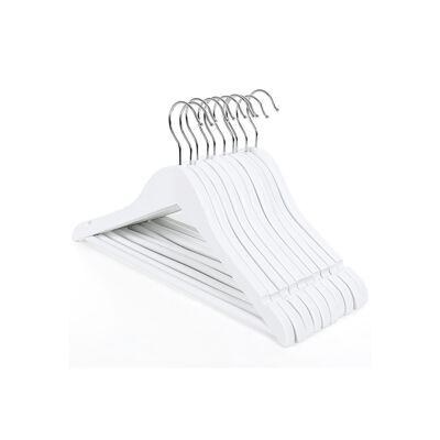 Pendentifs pour enfants en bois d'érable, 20 pièces, blanc