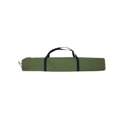Cama de camping resistente de color verde militar