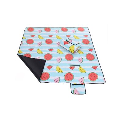 Manta de picnic de franela melones XXL