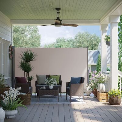 Toldo lateral extensible color topo