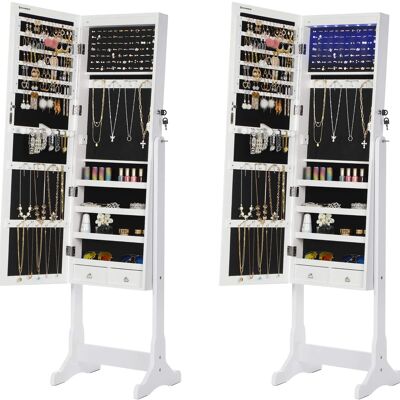 Mobiletto portagioielli da sogno con LED