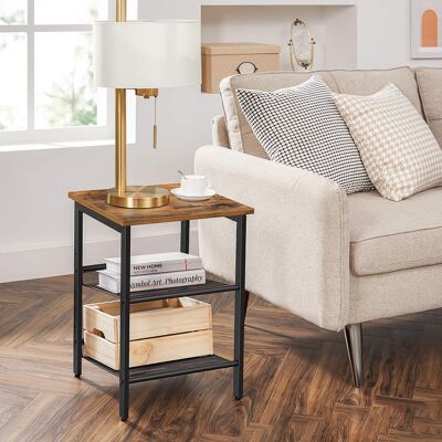 Industrial style bedside table