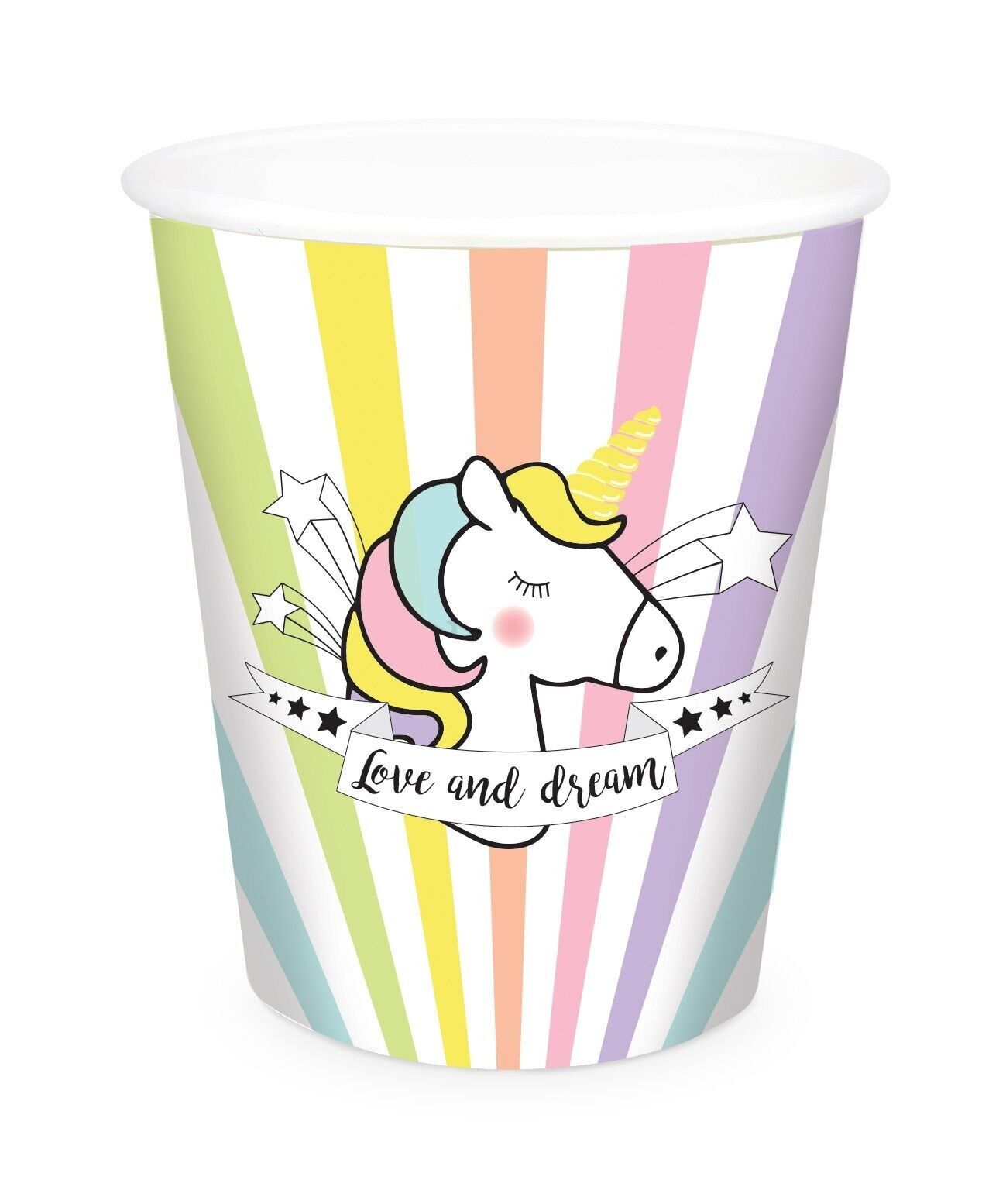 8 "Einhorn" Becher 25 cl