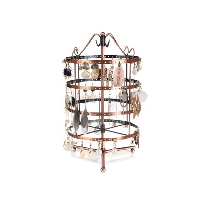 Expositor de joyas "Carrusel" color cobre