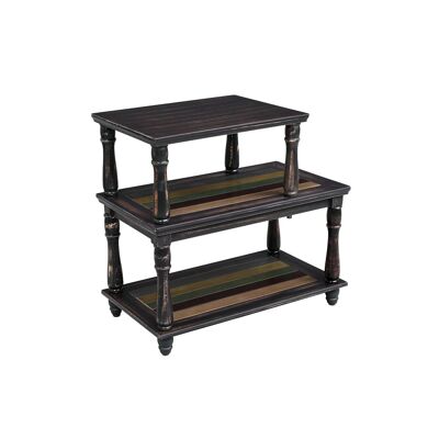 Mesa auxiliar rústica de estilo campestre
