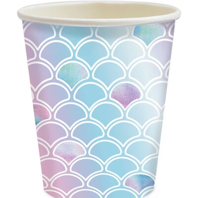 8 "mermaid" cups