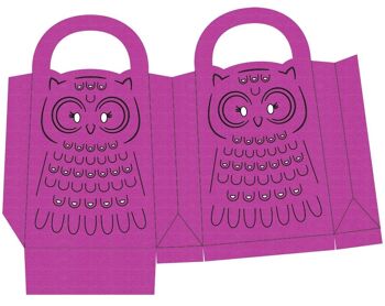 Sac lumineux "hibou", éosine 4