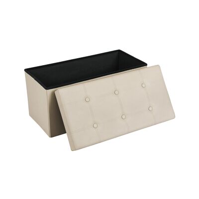 Panca 76 cm similpelle beige