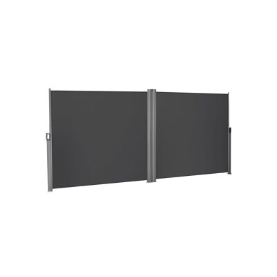 Parasol de doble cara 600 x 200 cm antracita