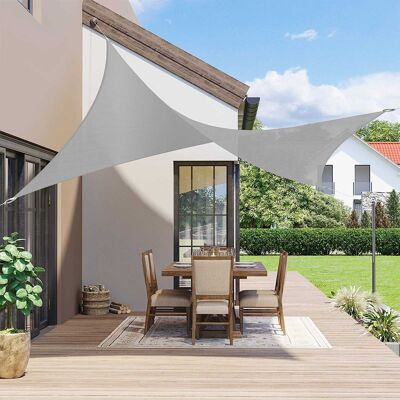 Toldo de camping gris claro