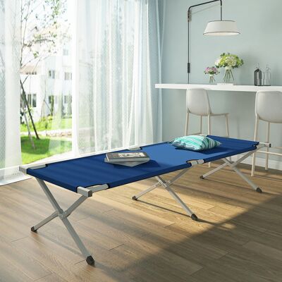 Cama de camping con bolsa de transporte