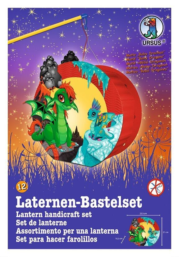 Set lanterna artigianale Easy Line "Baby Drachen"