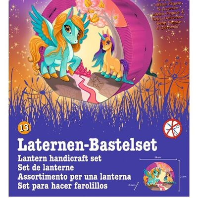 Laternen-Bastelset Easy Line "Baby Pegasus und Einhorn"