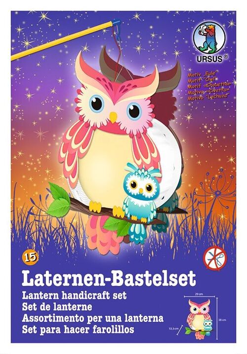 Laternen-Bastelset Easy Line "Eule"