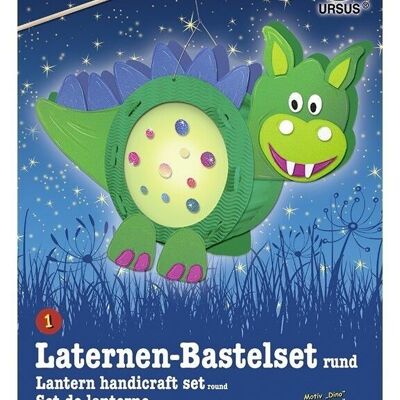 Laternen-Bastelset rund "Dino"