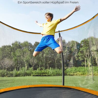 Trampoline Ø 305 cm noir-orange