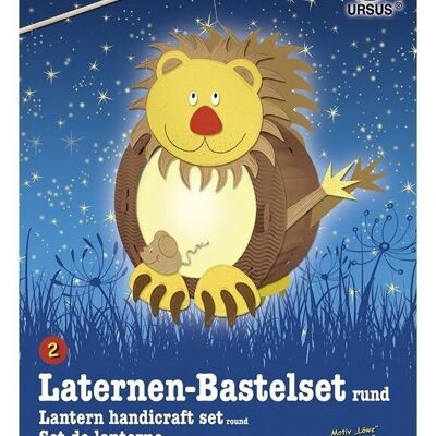 Laternen-Bastelset rund "Löwe"