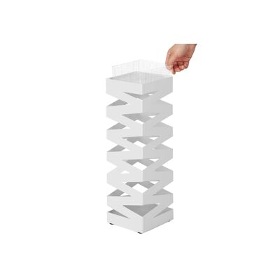 Umbrella stand square White