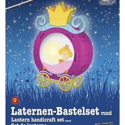 Laternen-Bastelset rund "Cinderella"