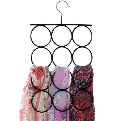 Cintre pour foulards et châles Noir