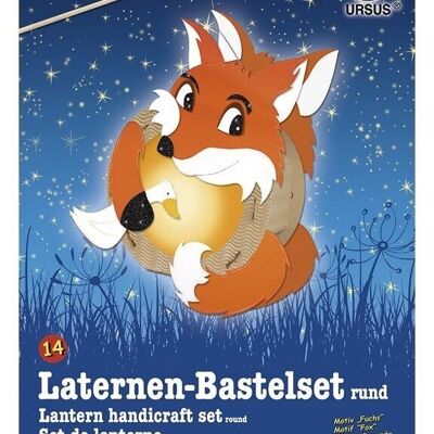 Laternen-Bastelset rund "Fuchs 1"