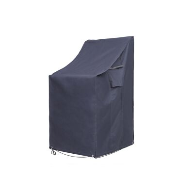 Gray garden chair cover