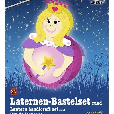 Laternen-Bastelset rund "Prinzessin"