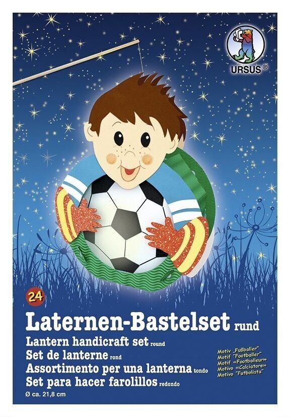 Set lanterna artigianale "Calciatore"
