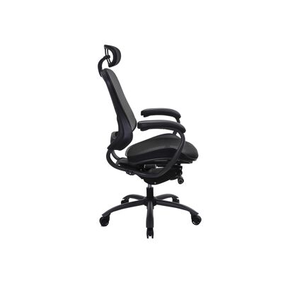 Computer chair with mesh upholstery