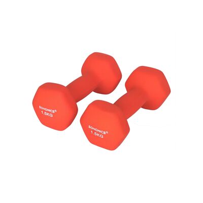 Manubri 2 x 1,5 kg arancione
