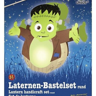 Laternen-Bastelset rund "Monsterchen"