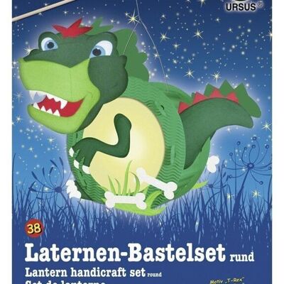 Laternen-Bastelset rund "T-Rex"