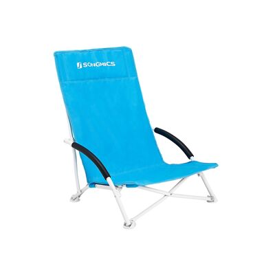 Chaise de plage avec dossier haut