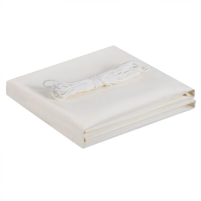 Mampara de balcón beige