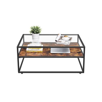 Table basse en verre trempé