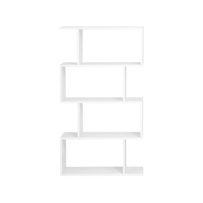 Libreria a 4 scomparti bianca