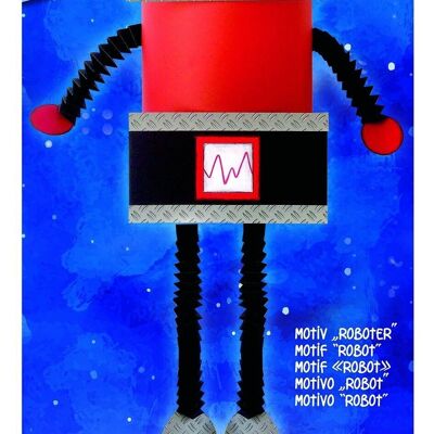 Lantern handicraft set "Robby" (robot)