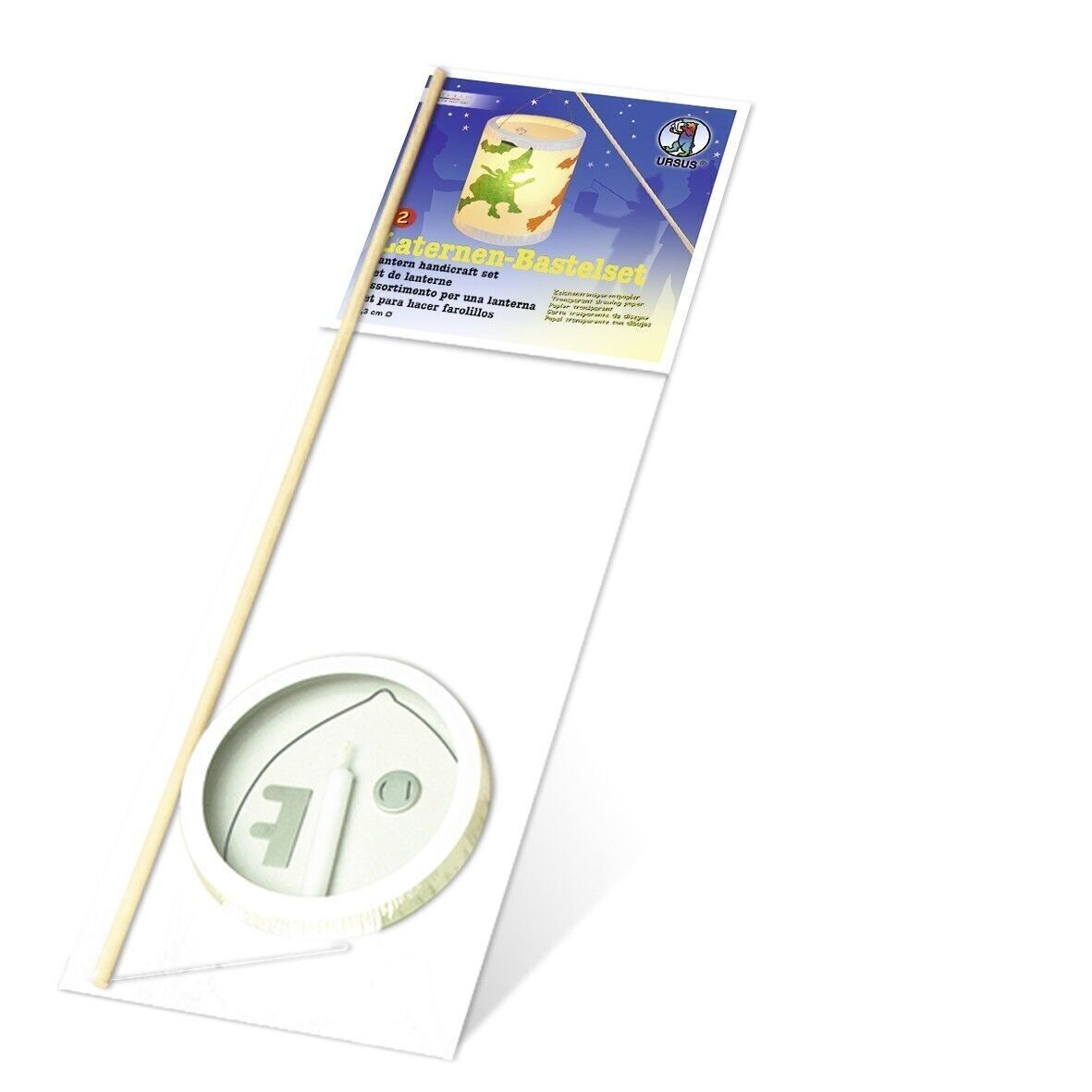 Lanterna artigianale set 2, bianco