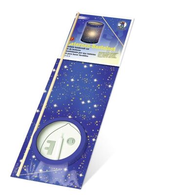 Farolillo artesanal 7 "cielo estrellado"
