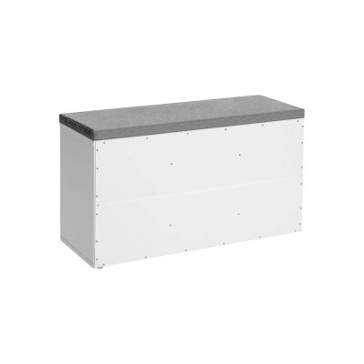 Shoe bench with 6 compartments
