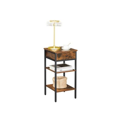Space-saving bedside table