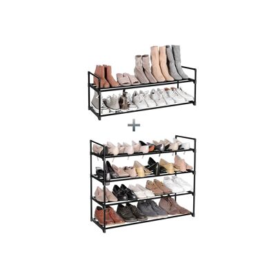 Organizador de zapatos con 3 estantes