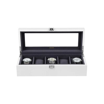 Watch box with 5 compartments