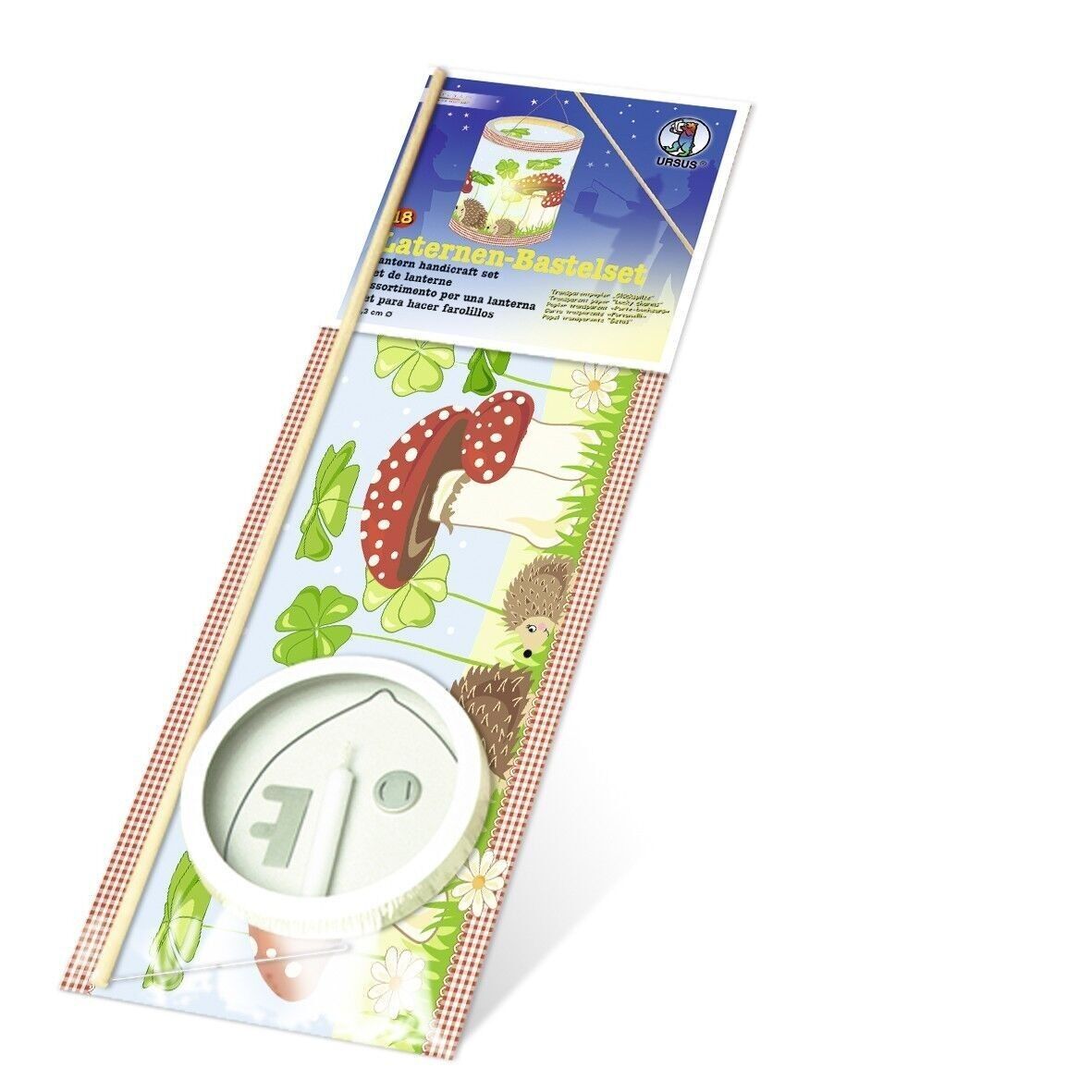 Farolillo artesanal 18 "hongos de la suerte"