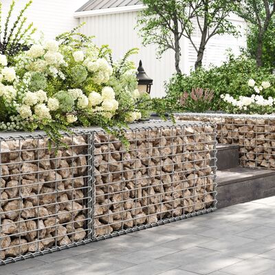 Gabion baskets with mesh size 5 x 10 cm